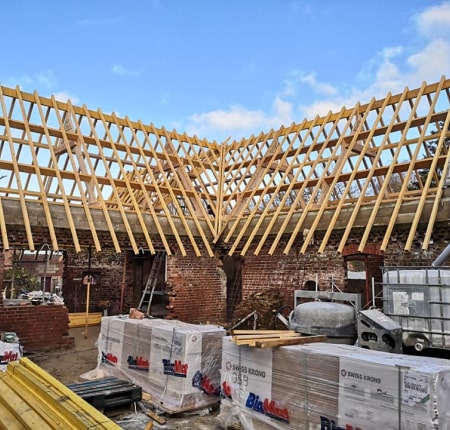 Construction de charpente traditionnelle près de Saint-Omer et Hazebrouck