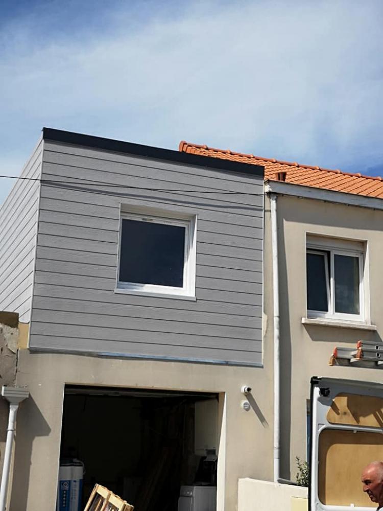 Extension bois maison