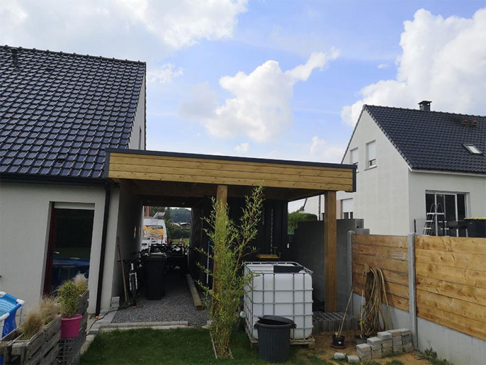 Carport bois Saint-Omer